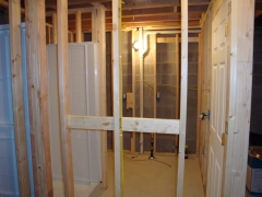 shower under construction