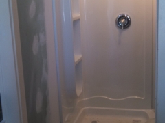 new shower