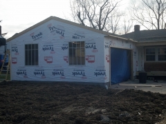 garage under construction