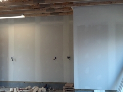 garage interior under construction