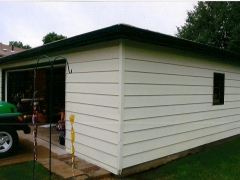 finished garage