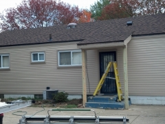 finished exterior siding